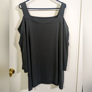 Woman Within off the shoulder blouse